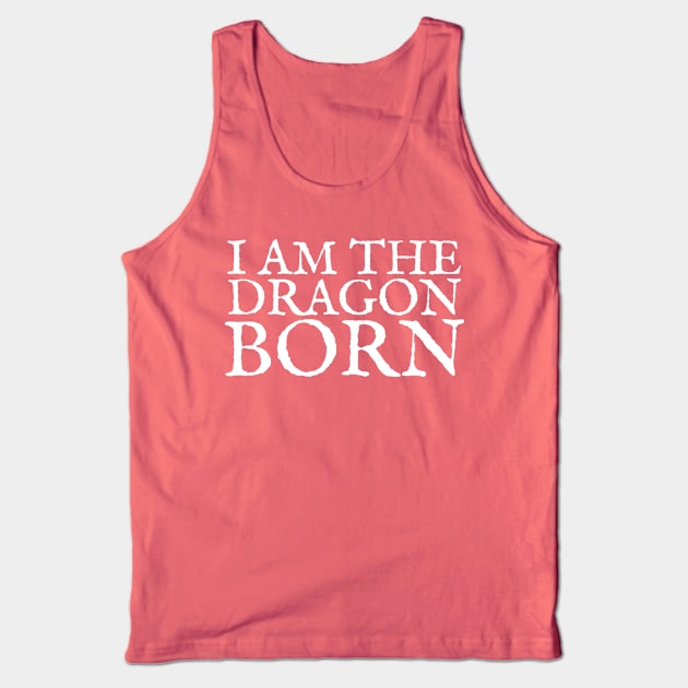 I am the Dragonborn Tank Top by snitts